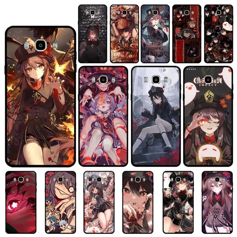 

Genshin Impact Hu Tao Phone Case for Samsung J 4 5 6 7 8 prime plus 2018 2017 2016 J7 core