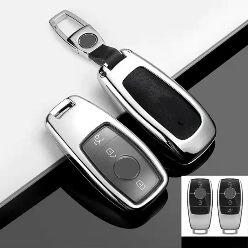 

Zinc Alloy Remote Key Case Cover For Mercedes Benz AMG 2017 E Class 2018 S Class W177 W213 E200 E260 E300 E320 Car Accessories