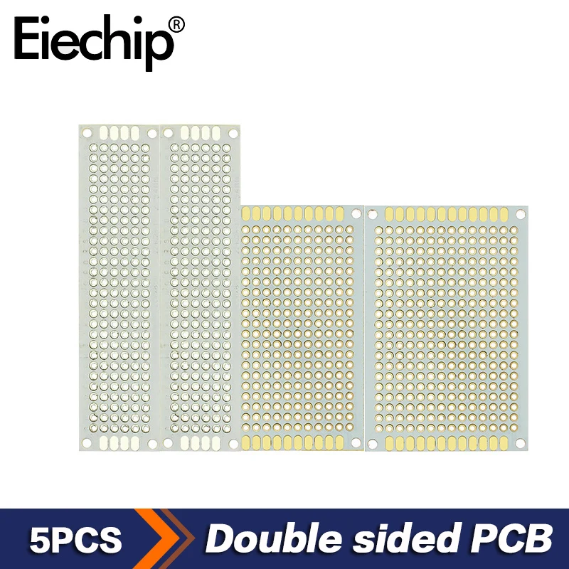 

5PCS/LOT Double Sided Board White 2X8 4X6cm Pcb Prototype Circuit Board Diy Universal Printed Circuit Board