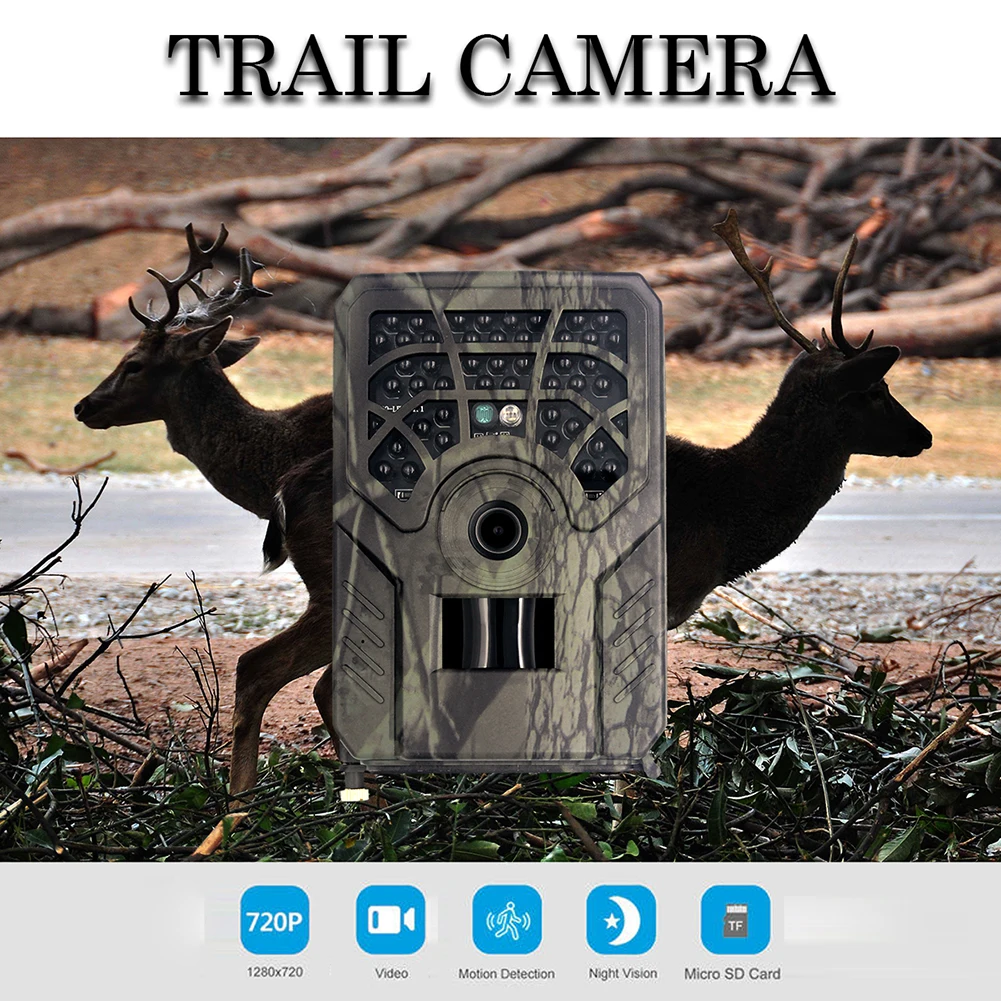

5MP 720P Hunting Camera Wildcamera Wild Surveillance Night Version Photo Track Camping Portable Outdoor Elements