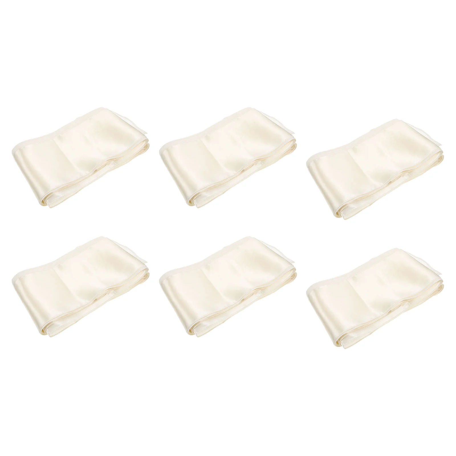

10 Pcs Seat Back Streamer Straps Wedding Party Chair Sashes Decors Ribbon Decorations Ceremony Banquet Bands Slider