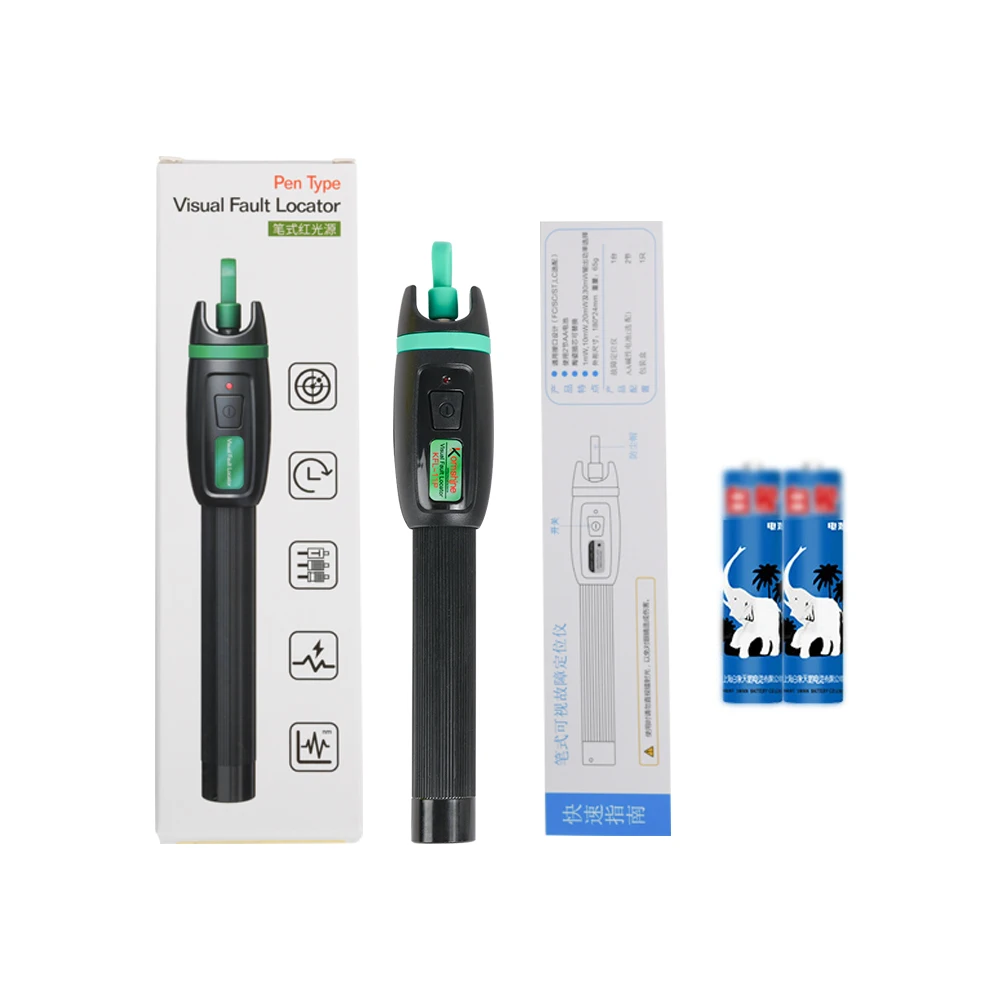 Оптоволоконный визуальный локатор неисправностей KomShine KFL-11P Тип ручки VFL