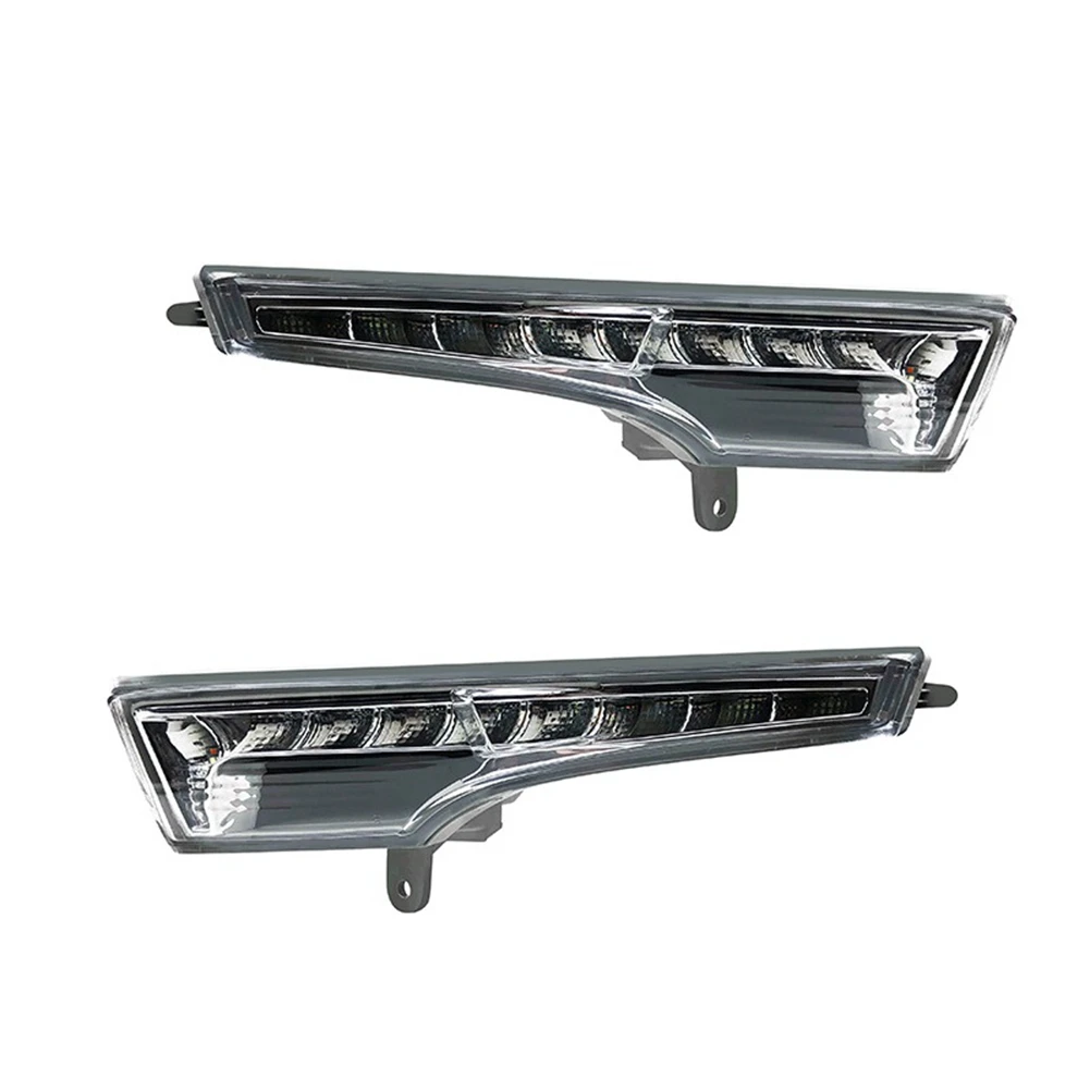 Фото Светодиодные дневные ходовые огни в сборе, синие низкие для Nissan Teana Altima 2013-2015, белые DRL, янтарные указатели поворота №3