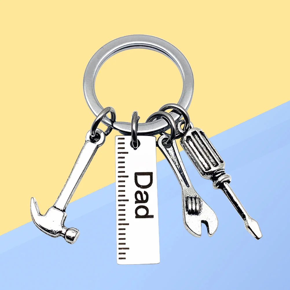 

Day Fathers Dad S Gift Keychains Father Keychain Pendant Keyring Wrench Giftskeyrings Key Grandpa Husbands Chain