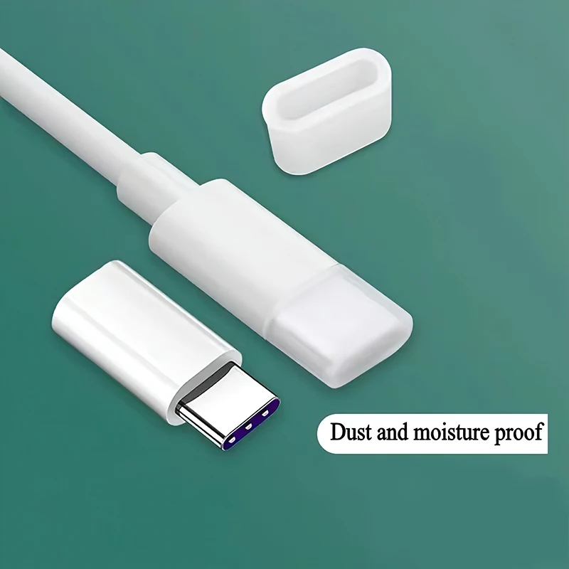 Фото 10/5/1 шт. Универсальный пылезащитный колпачок USB Type C и Micro IOS кабель для зарядки 10/5/1 шт. Универсальный пылезащитный колпачок USB Type C и Micro IOS кабель для зарядки