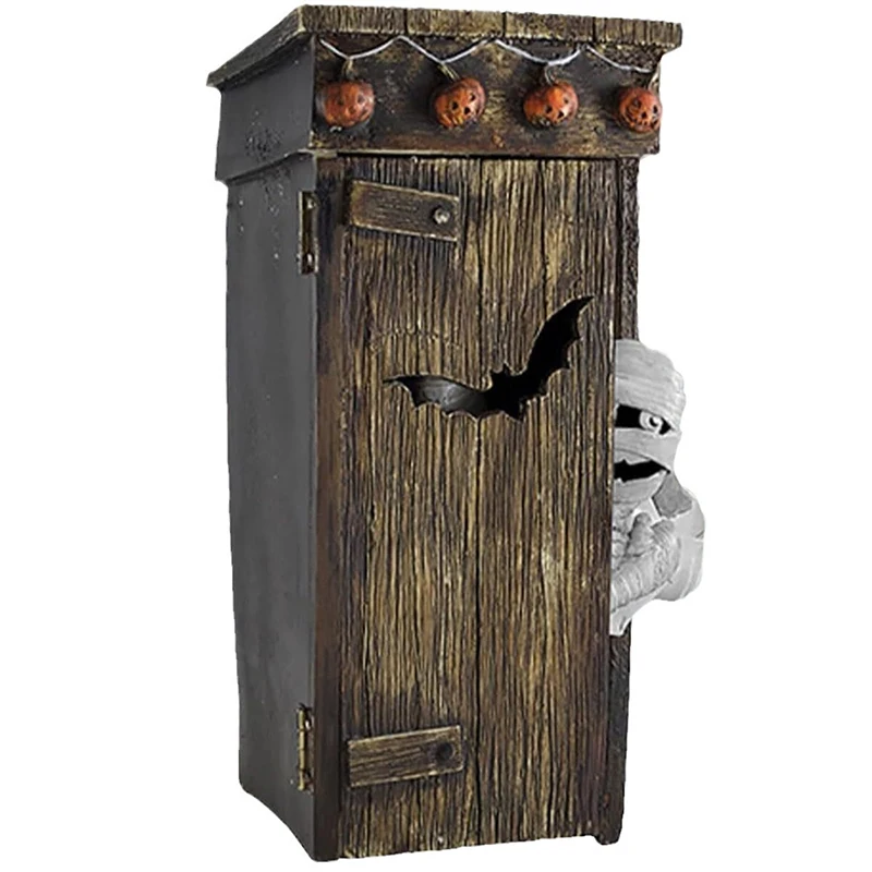 Открытая дверь для Хэллоуина домашнее украшение подарок уличный туалет мамина