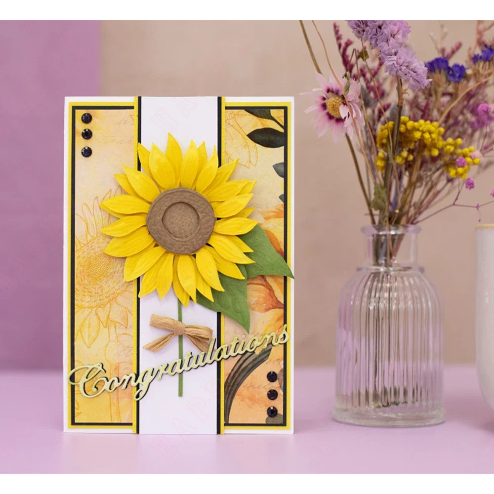 Металлические пресс-формы 2024 Новое поступление элегантная Эхинацея и прекрасная