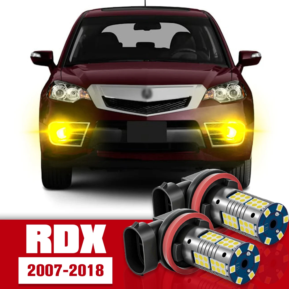 

2pcs Front Fog Light Accessories LED Bulb Lamp For Acura RDX 2007 2008 2009 2010 2011 2012 2013 2014 2015 2016 2017 2018