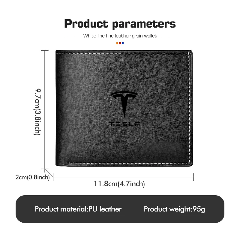 Кожаный чехол-держатель для водительских прав Tesla держатель кредитных карт