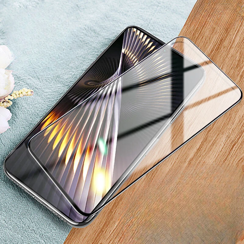 Закаленное стекло 9D для Redmi Turbo 3 с черными краями прозрачная защита экрана