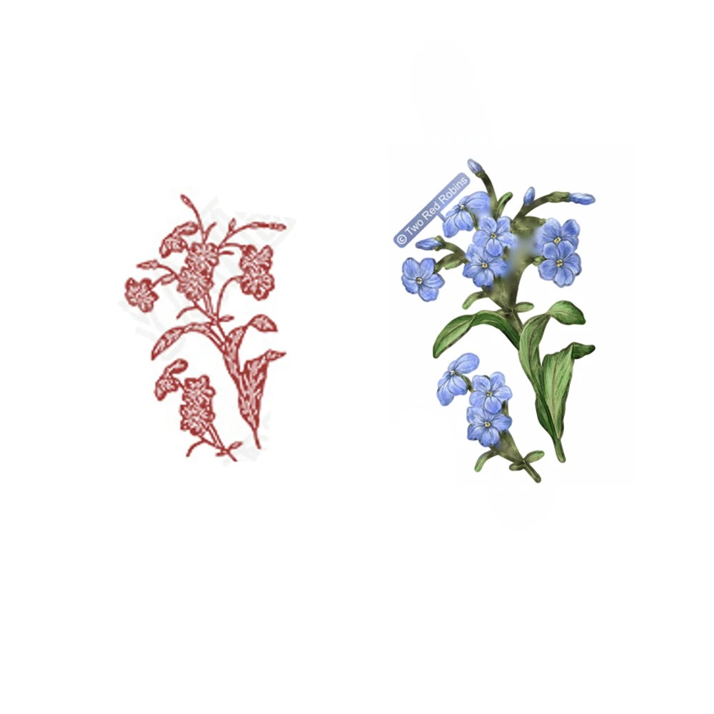 

Forgotten Florals Reflections Metal Cutting Dies For Scrapbooking Paper Craft Handmade Card Album Punch Art Cutter 2022 New