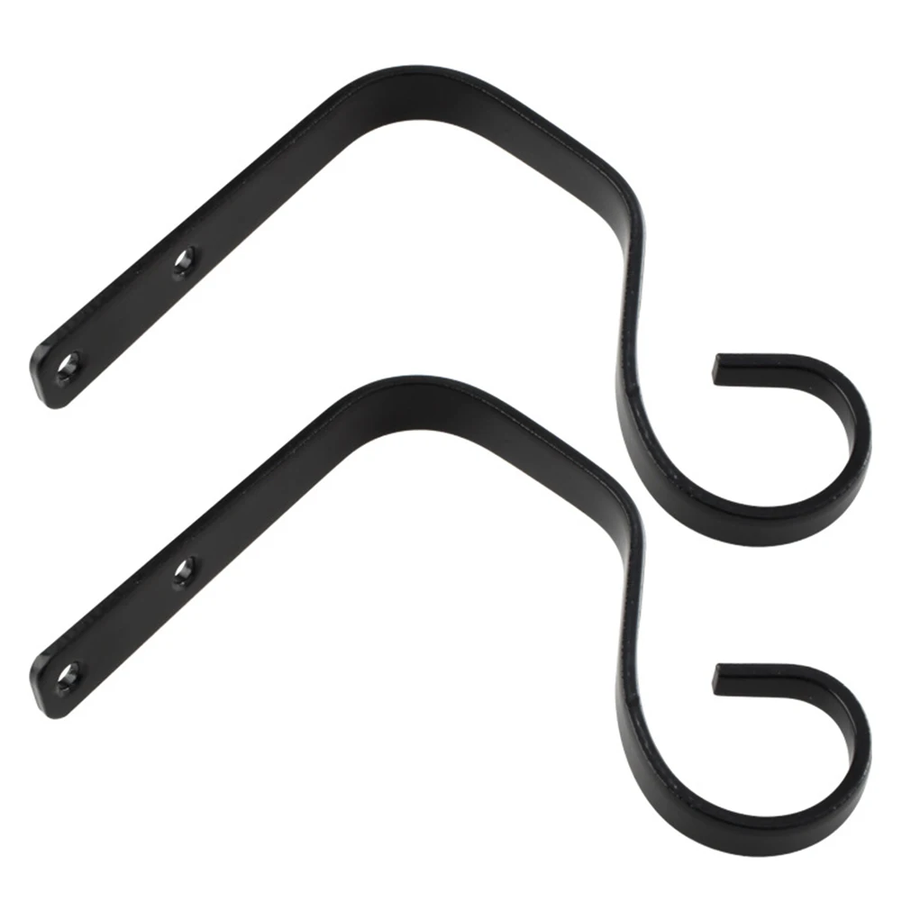 

Iron Wind Chimes Hanging Hook Garden Flower Basket Heavy Duty Retro Plant Bracket Indoor Outdoor Bird Feeders Wall Mounted