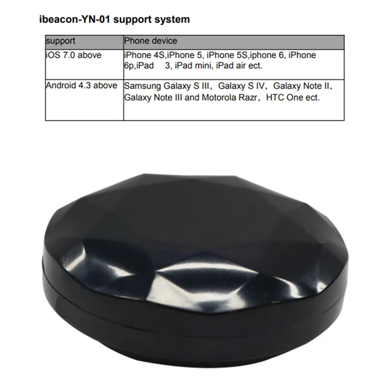 

Bluetooth-маячок NRF51822, Ibeacon Eddystone Ibeacon Ble, Бесконтактный маячок с поддержкой Beacon/Ibeacon/Eddystone