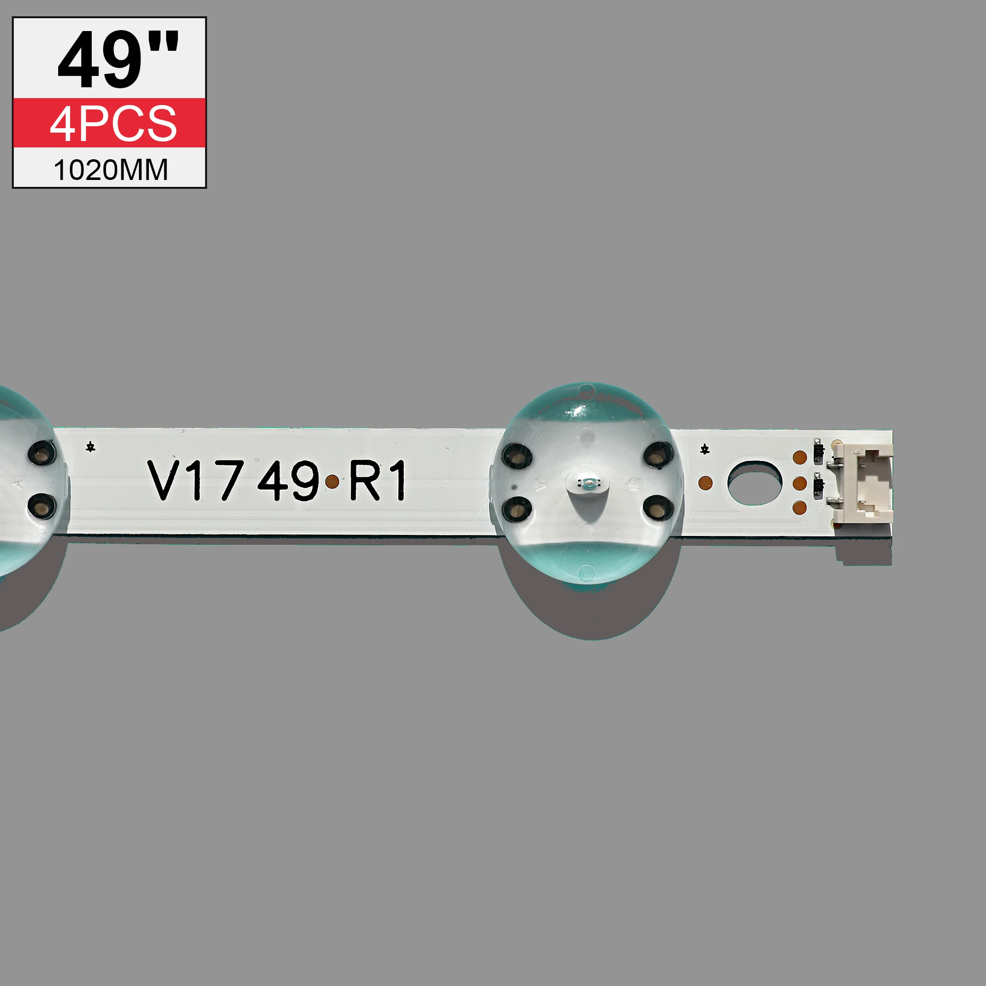 4 PCS/set LED strip For LIG 49UV340C 49UJ6565 49UJ651V 49UJ670V 49UJ701V V17 49 R1 L1 ART3 2862 2863 6916L-2862A