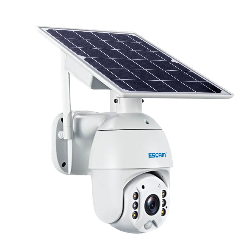 

ESCAM QF280 1080p Wifi Version Shell Solar Security Camera Outdoor Surveillance Waterproof CCTV Camera Smart Home Two-way Voice