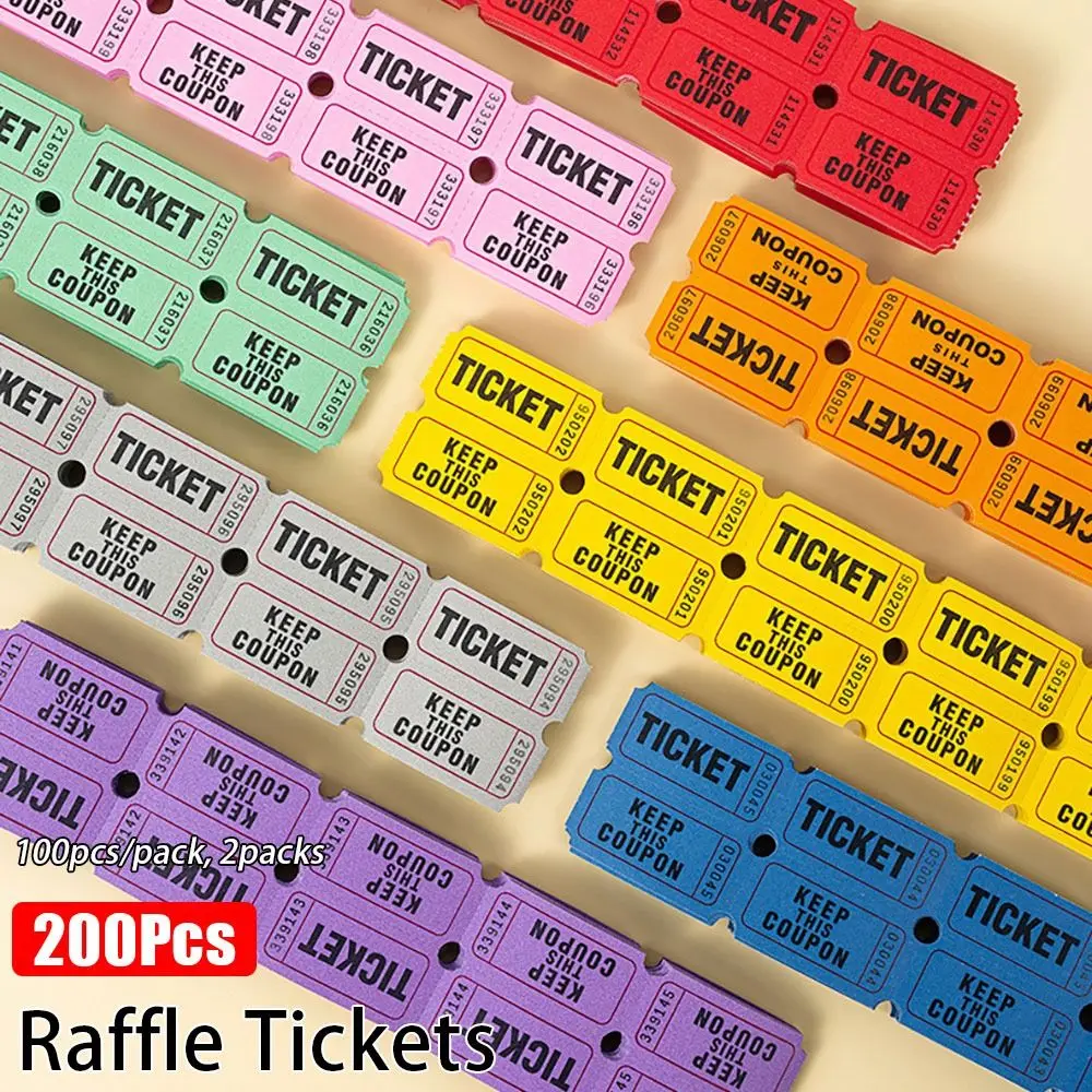 200 шт. для классных билетов из рафии ярлыки на одну бумагу праздничных