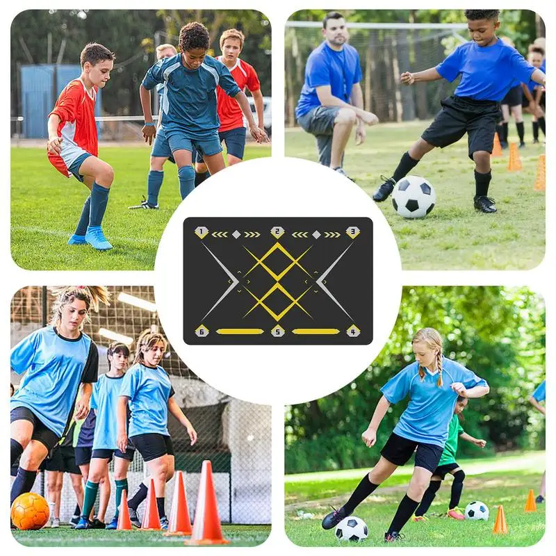 Футбольный тренировочный коврик складные L-образные коврики для упражнений