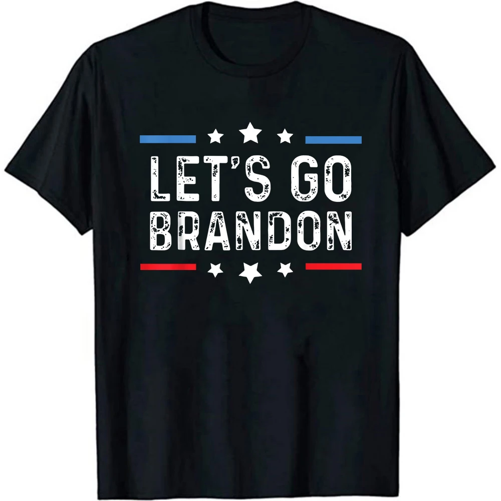 

Lets Go Brandon Shirt Let's Go Brandon Funny T-Shirt Funny Letter Print Short Sleeves Tee Shirt Hipster Sayings Top Tee