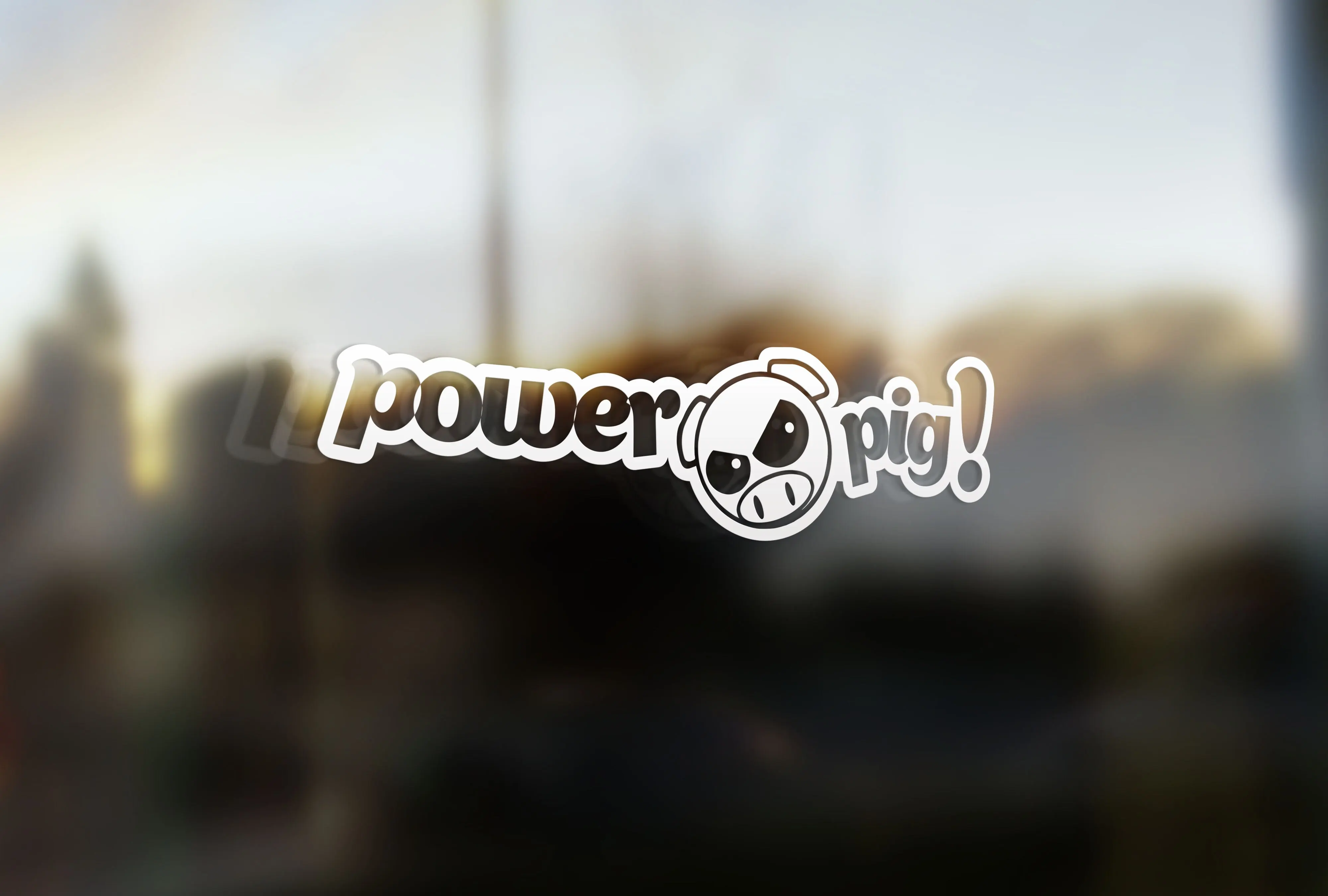 Sticker on auto power pig car stickers buy sticker decal glass vinyl |