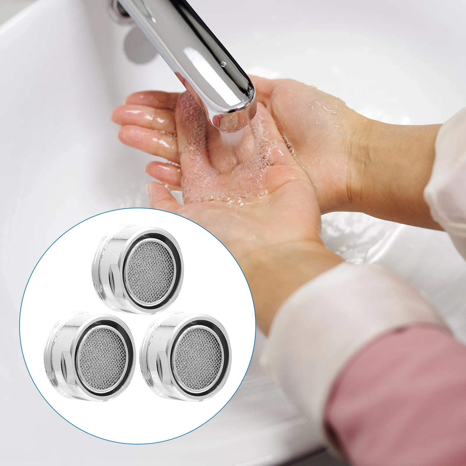 

Запасные детали для аэратора для ванной комнаты, ограничитель потока, вставной фильтр, кухонная раковина