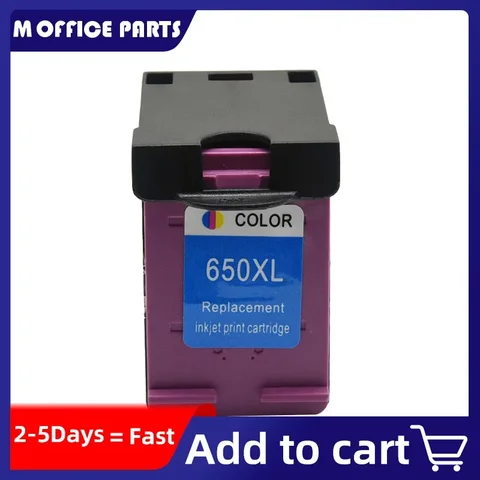 Замена картриджа 650XL для HP 650 XL для принтера HP650 Deskjet 1015 4510 4515 4516 4518 4640 4646 4648 2645 3515 4645