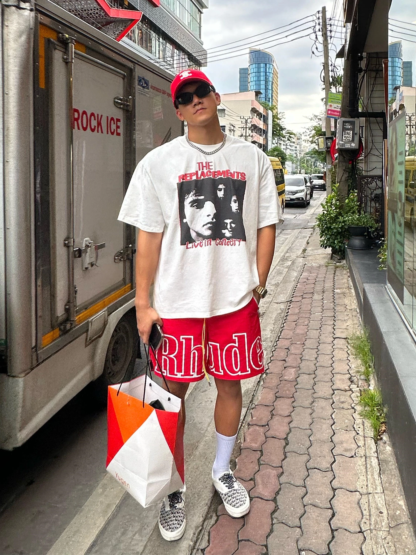 

The Replacements Band Men's T-shirt 100% Cotton European American High Street Tshirt Vintage Short Sleeve Tees Women's Shirts