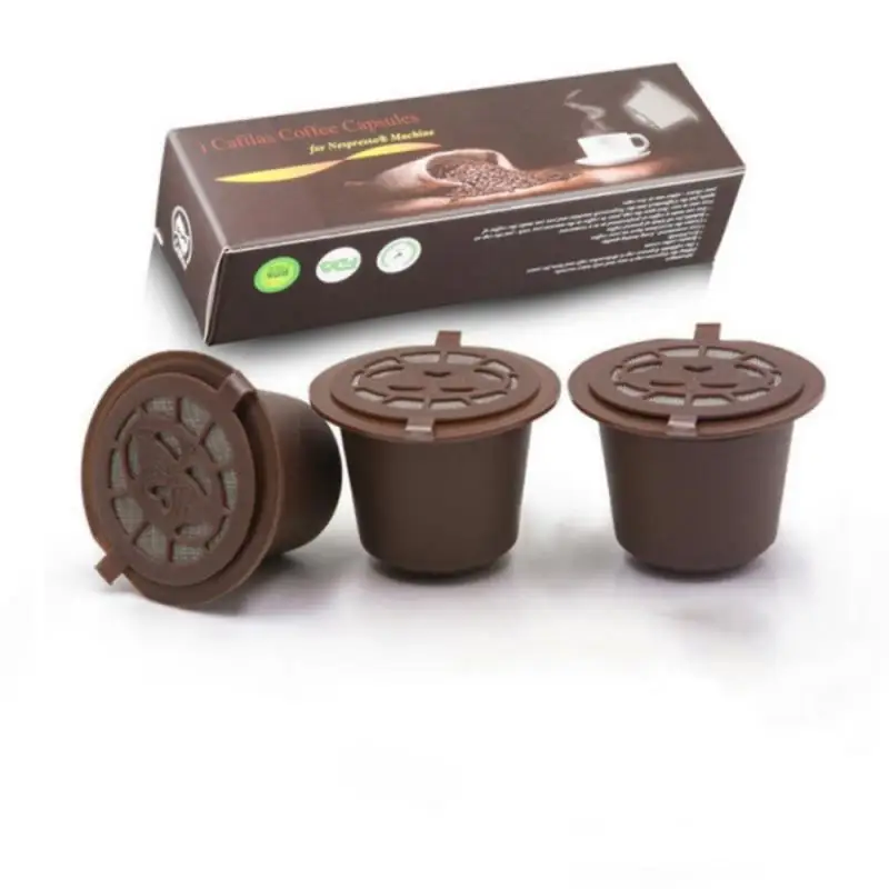 1 ~ 8 шт. многоразовые капсулы для кофе фильтрующая чашка совместимая с адаптером