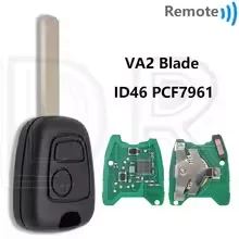 

Zz ID46 PCF7961 433 МГц автомобильный ключ дистанционного управления для Peugeot 107 206 207 306 307 407 для Citroen C1 C2 C3 Saxo Xsara