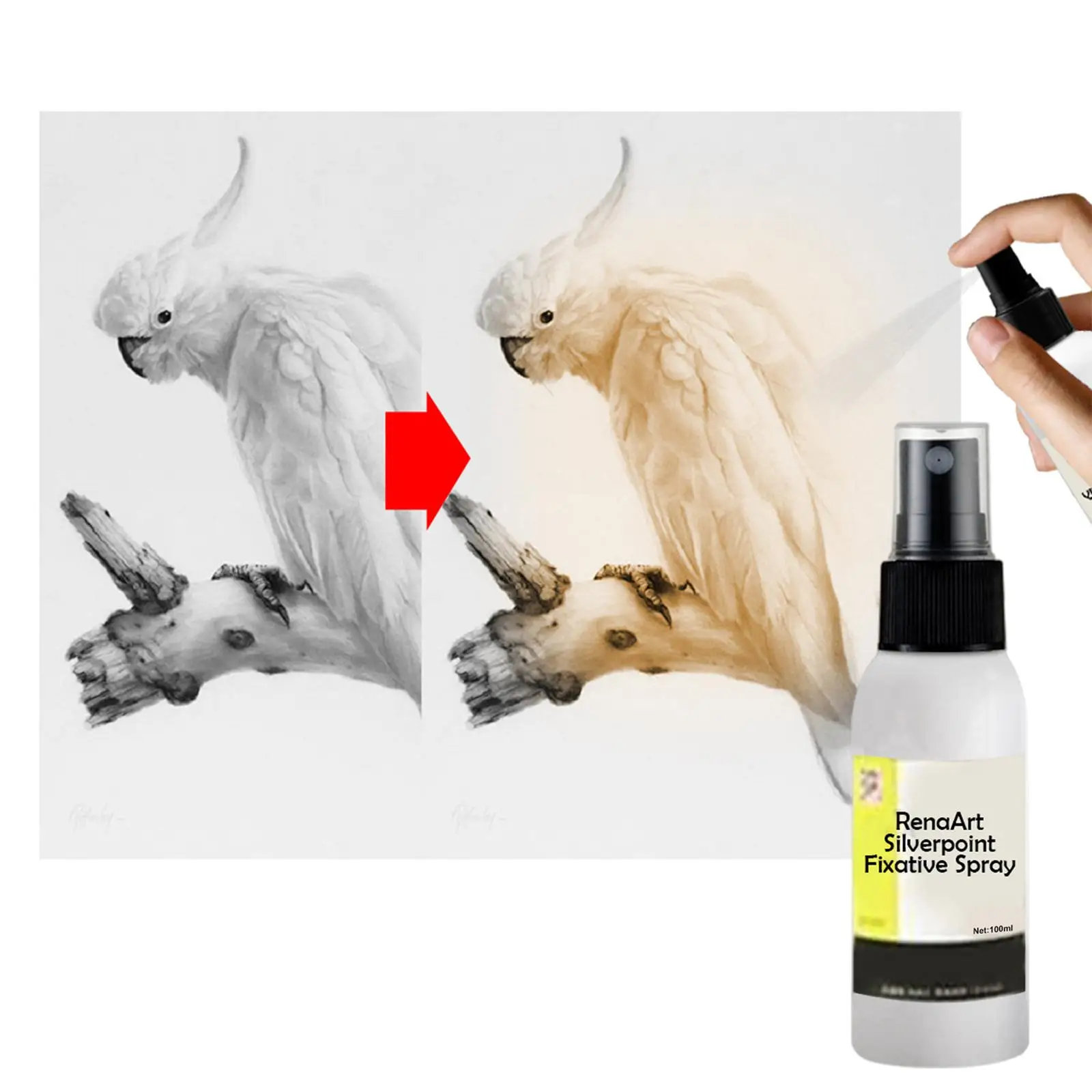 

100 мл фиксирующий спрей для пастельных карандашей, рисунков, художественных картин