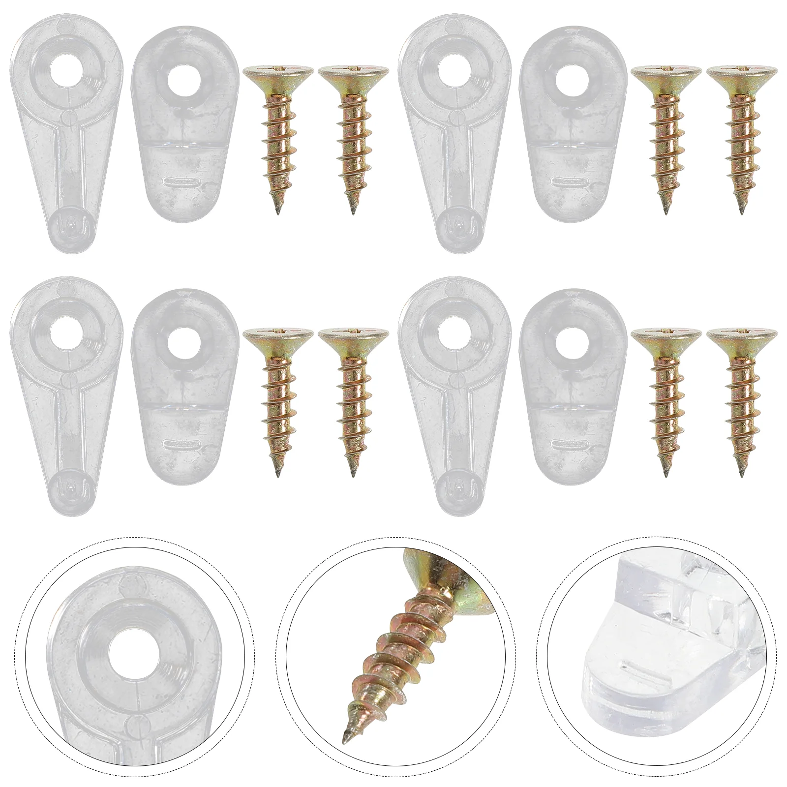 

Clipsretainer Cabinet Mirror Door Holderkit Doorsscrews Fixing Storm Panel