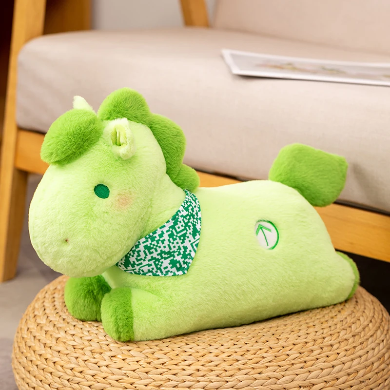 

Pony Doll Green Horse Plush Toy Tanabata Valentine's Day Gift for Girlfriend Surprise Gift Cute Kawaii Doll Plush Decoration Toy