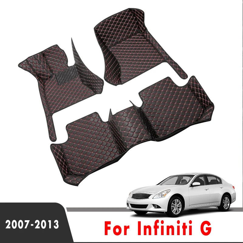

Car Floor Mats For Infiniti G 2013 2012 2011 2010 2009 2008 2007 Carpets Car Waterproof Custom Interior Accessories Foot Rugs
