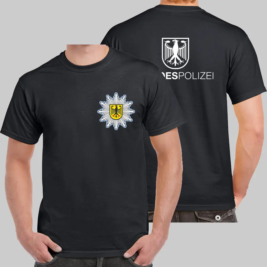 

Germany Federal Police Force Bundespolizei BPOL Logo T-Shirt. Premium Cotton Short Sleeve O-Neck Mens T Shirt New S-3XL