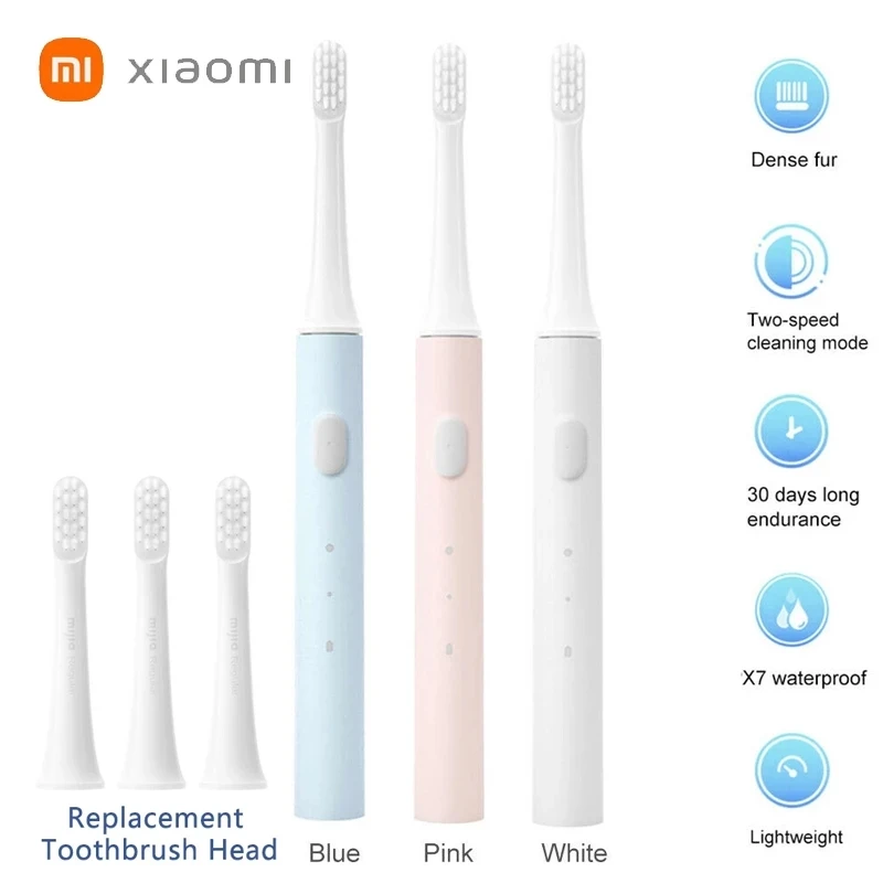 

Original XIAOMI Millet Mijia T100 Acoustic Mi Intelligent Electric Toothbrush and Colorful USB Charging IPX7 Waterproof