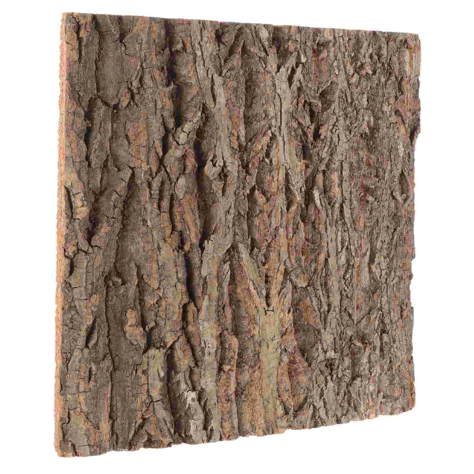 

Pet Fish Tank Landscaping Tortoise Platform Terrarium Container Supplies Bark Decor Terrarium Cork Board Climbing Lizard