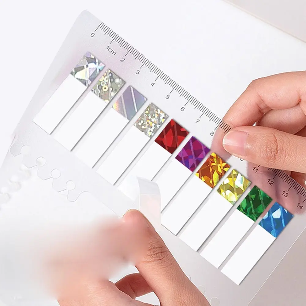 

Reading Labels Index Stickers Multifunctional Bookmark Keypoints Marker Sticky Notes Aesthetic Laser Index Tabs School