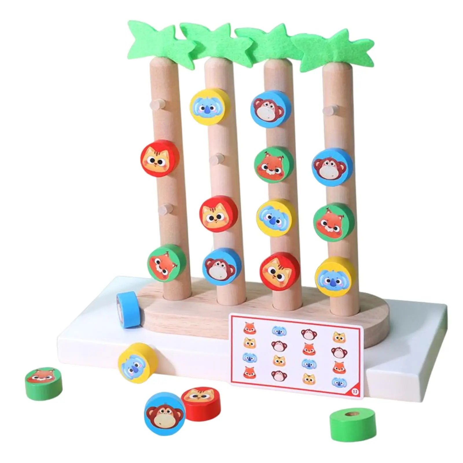 

Funny Matching Peg Board Block Matching Game Motor Skills Interective Color Sorting for Boy Girl Age 3 Year and up Toddlers