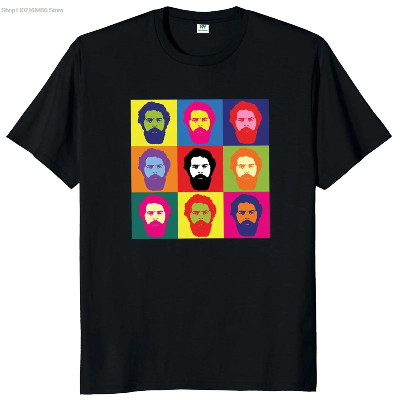 Free Lula 2022 President Of Brazil T Shirt Retro Pop Art Classic T-Shirt Lula 2022 Brazil Presidential Election Unisex Tshirts