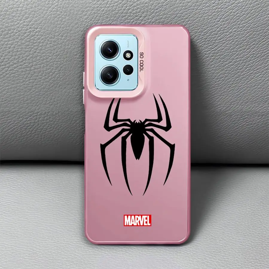 Чехол для телефона с логотипом Marvel Spider Man Iron Xiaomi Redmi Note 13 12 Pro 10 11s 12S 11 Plus 10s Cover
