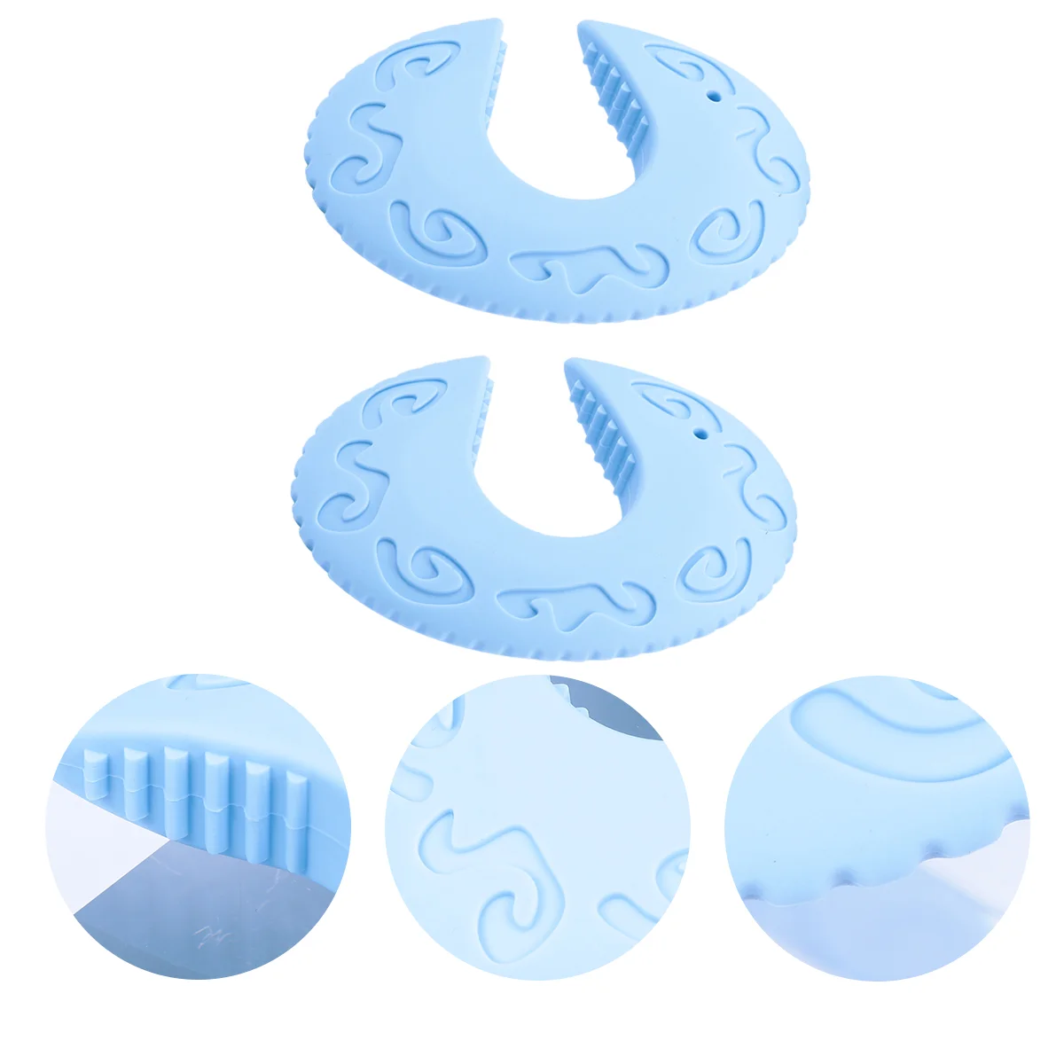 

2pcs Door Pinch Guards Silicone Finger Pinch Guards Safety Door Stopper Finger Protector for Home Dormitary