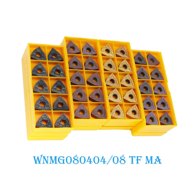 

WNMG080404 WNMG080408 MA VP15TF UE6020 TF IC907 TF IC908 Carbide Inserts External Turning Tool Insert CNC Lathe Cutter Tools