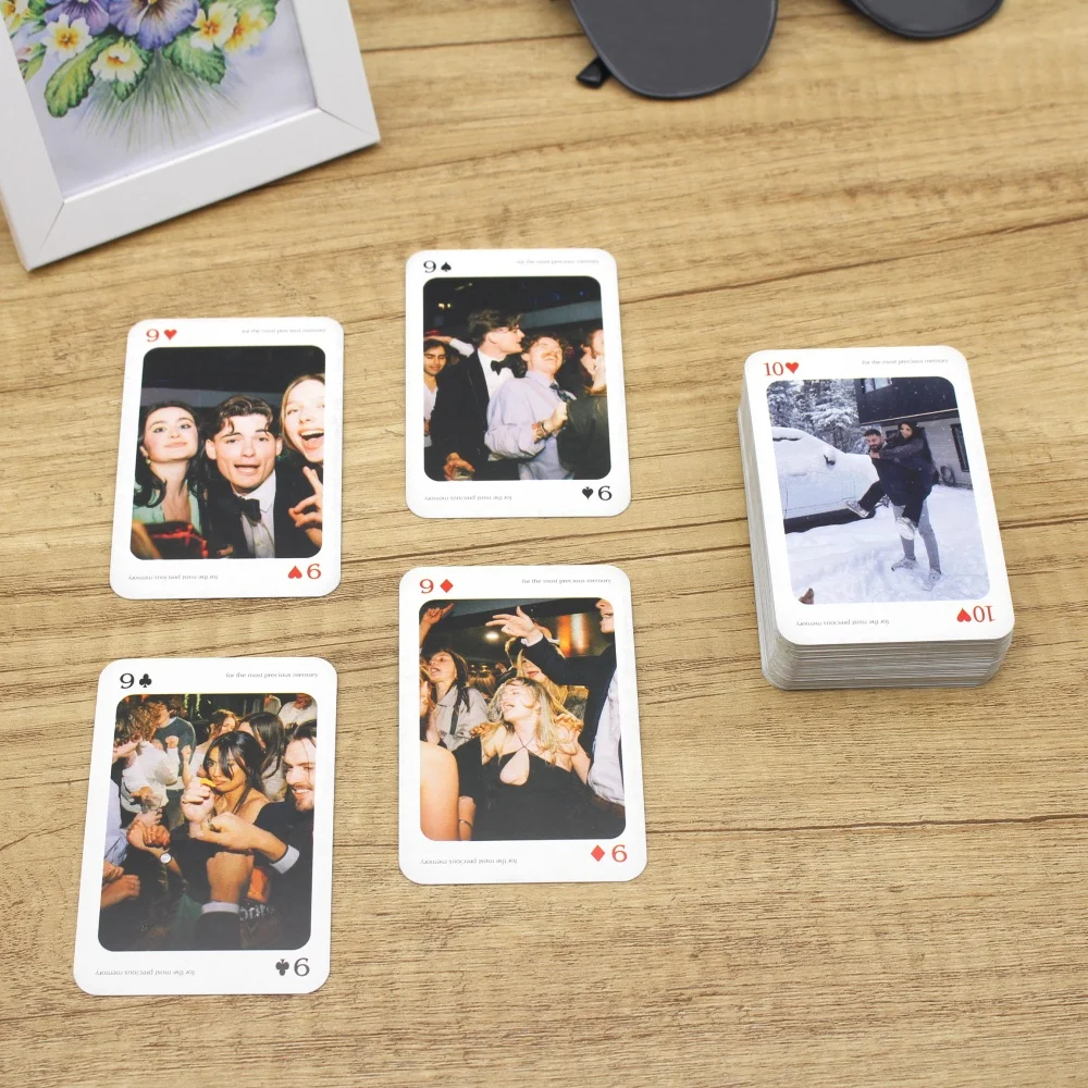 Набор карточных игр с фото на свадьбу