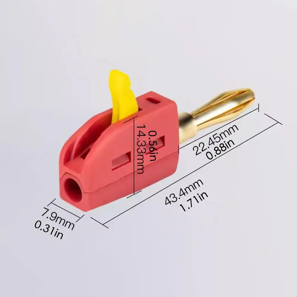 

Беспаечный быстрый соединитель, высокий ток, 32 А, разъем типа «банан», проводной разъем, разъем типа «банан», быстрое подключение, музыкальный динамик «банан»