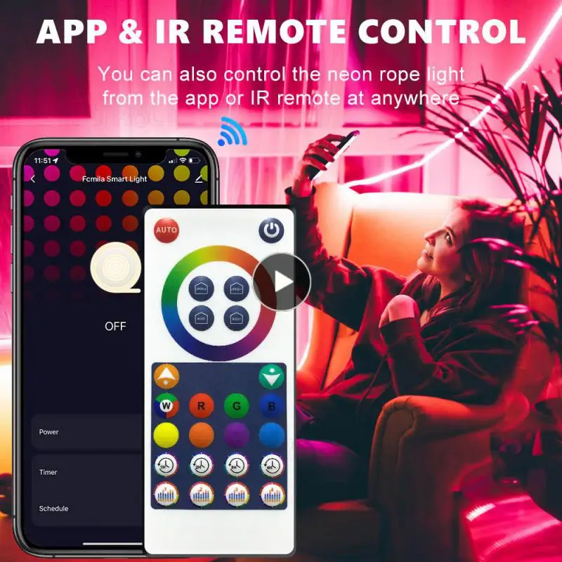 

Dream Color Waterproof Music Flexible Dimmable Tuya Smart Life Wifi Smart Tv Backlight Shape Diy New Strip