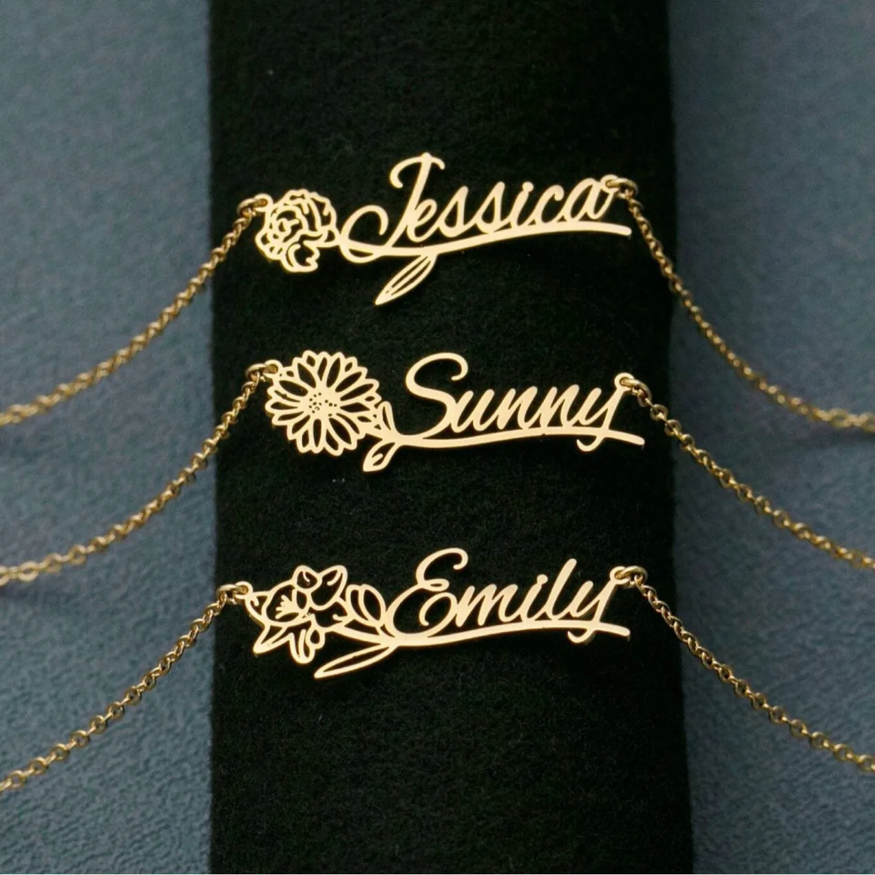 Ожерелье на заказ сделай сам частная буква подвеска из нержавеющей стали декабрь