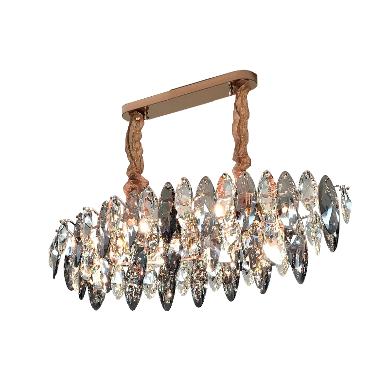 

Pendant Lights 2022 New Trend Modern LED Luxury Crystal Indoor Long Fixture Hanging Lamp for Living Room Home Art Decoration