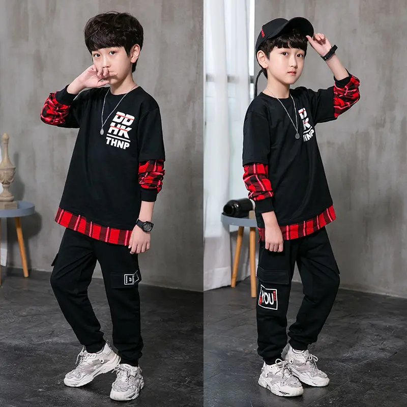 Baby Clothing Sets Children 6 8 10 12 Years Birthday suit Boys Tracksuits Kids Brand Sport Suits Top +Pants 2pcs Set |