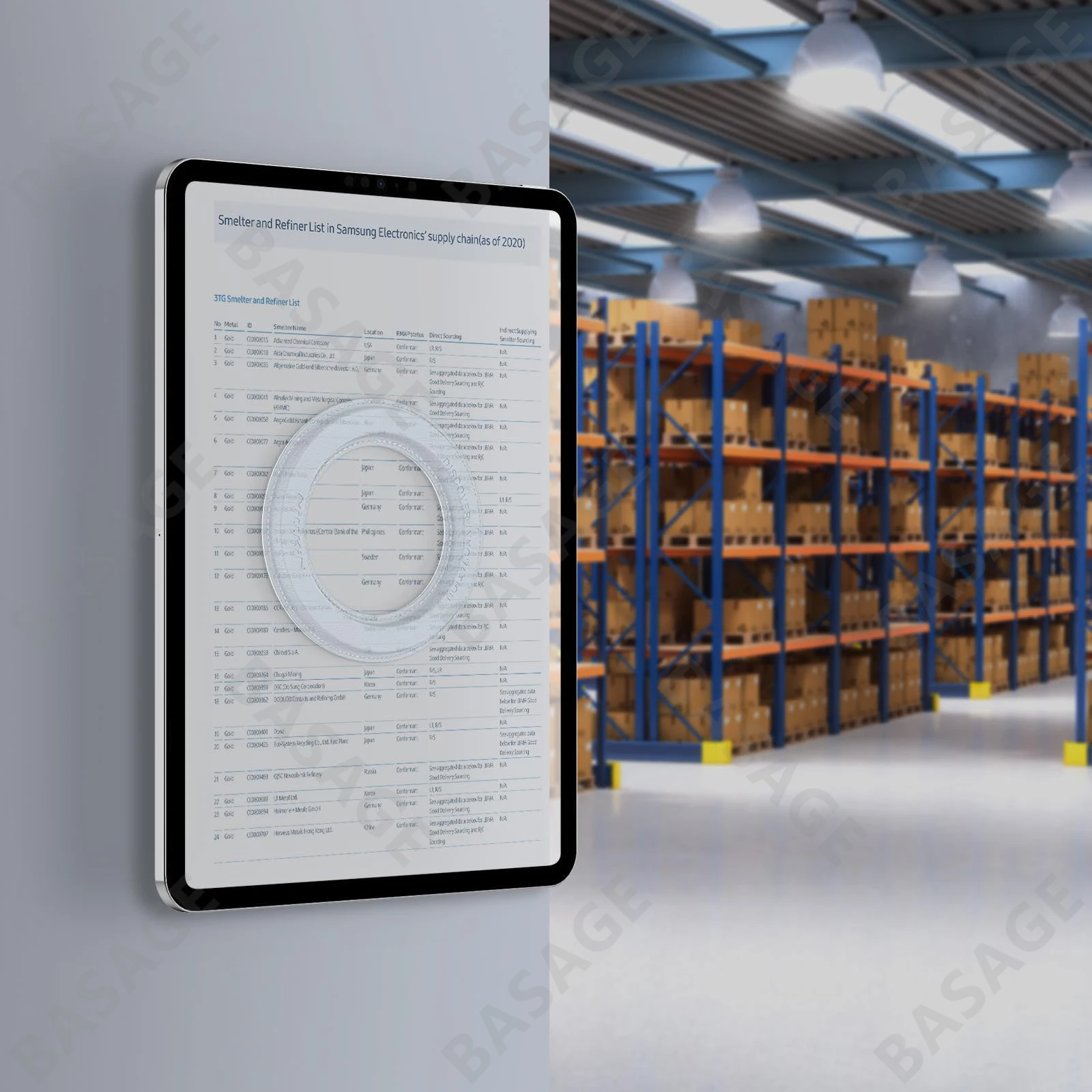 Магнитный Настенный Держатель Для Планшета Ipad Snaphold