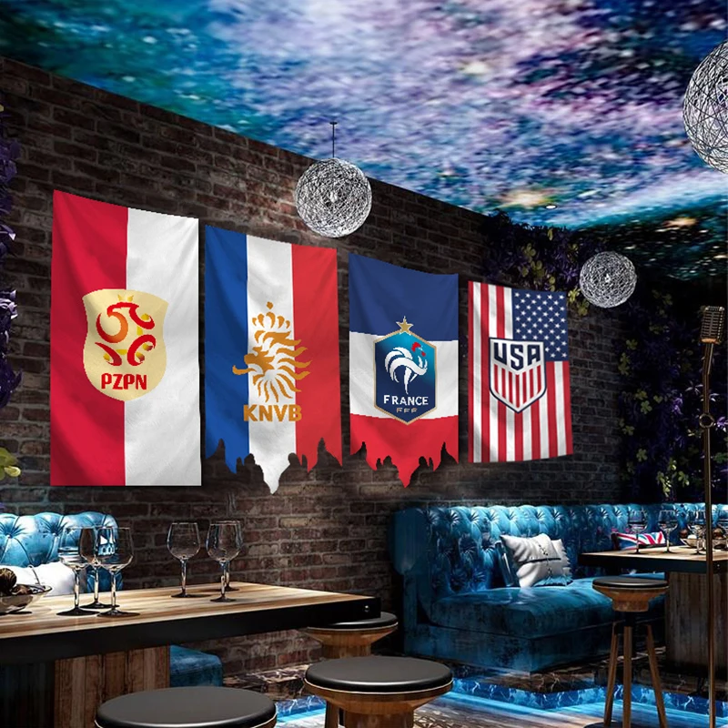 

Чемпионат мира по футболу в Катаре 2022, шарф с национальным флагом, украшение для комнаты, украшение для гостиной, бара, клуба, подарок для бол...