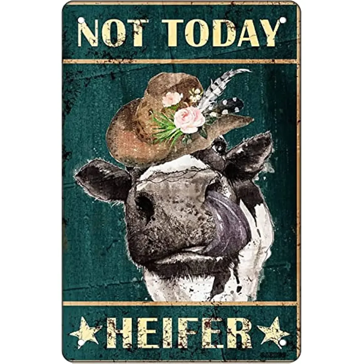 

Супер прочный металлический жестяной знак для не сегодня, винтажный настенный Декор для дома, ванной, сада, кухни, арт-знак